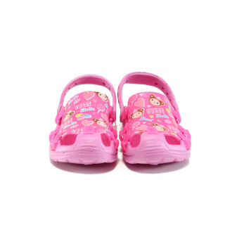 Розови детски чехли, pvc материя - всекидневни обувки за лятото N 100010942