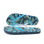 Сини джапанки, pvc материя - ежедневни обувки за лятото N 100011157