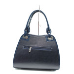 Синя дамска чанта, еко-кожа и лачена еко-кожа - удобство и стил за вашето ежедневие N 10009979