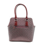 Винена дамска чанта, здрава еко-кожа - удобство и стил за вашето ежедневие N 10009968