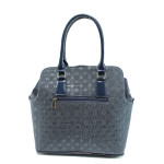 Синя дамска чанта, здрава еко-кожа - удобство и стил за вашето ежедневие N 10009969