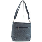 Тъмносиня дамска чанта, здрава еко-кожа - удобство и стил за вашето ежедневие N 10009988