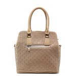 Розова дамска чанта, здрава еко-кожа - удобство и стил за вашето ежедневие N 100010855