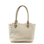 Бежова дамска чанта, здрава еко-кожа - удобство и стил за вашето ежедневие N 100010866