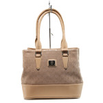 Розова дамска чанта, здрава еко-кожа - удобство и стил за вашето ежедневие N 100010865