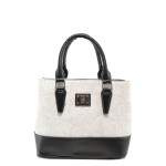 Бяла дамска чанта, здрава еко-кожа - удобство и стил за вашето ежедневие N 100010863