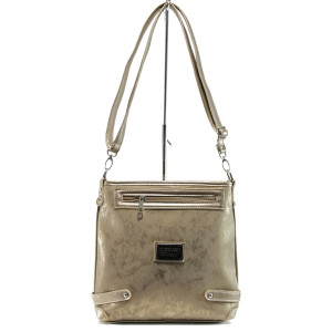 Жълта дамска чанта, здрава еко-кожа - удобство и стил за вашето ежедневие N 100010878