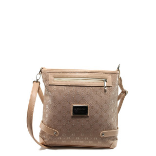 Розова дамска чанта, здрава еко-кожа - удобство и стил за вашето ежедневие N 100010879