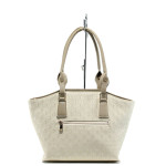 Бежова дамска чанта, здрава еко-кожа - удобство и стил за вашето ежедневие N 100010917
