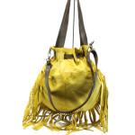 Жълта дамска чанта, естествена кожа - удобство и стил за вашето ежедневие N 100011047