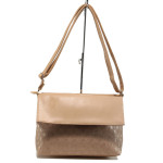 Розова дамска чанта, здрава еко-кожа - удобство и стил за вашето ежедневие N 100011057