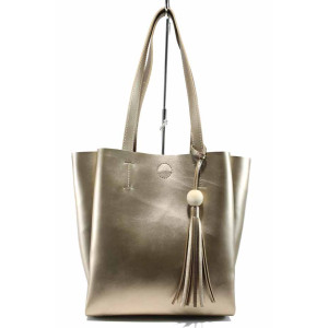 Жълта дамска чанта, здрава еко-кожа - удобство и стил за вашето ежедневие N 100011620