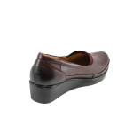 Винени ортопедични дамски обувки с платформа, естествена кожа - всекидневни обувки за пролетта и лятото N 100010011