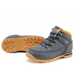 Сини детски ботушки, здрава еко-кожа - всекидневни обувки за есента и зимата N 100011662