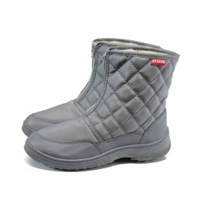 Сиви юношески апрески, текстилна материя - всекидневни обувки за есента и зимата N 100011915