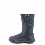 Сини юношески апрески, текстилна материя - всекидневни обувки за есента и зимата N 100011897