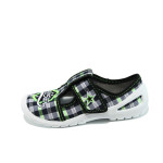 Зелени анатомични детски обувки, текстилна материя - всекидневни обувки за целогодишно ползване N 10009900