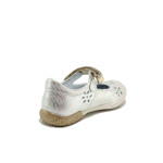 Бели ортопедични детски обувки, естествена кожа - всекидневни обувки за пролетта и лятото N 100010076