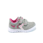 Розови анатомични детски маратонки, здрава еко-кожа - спортни обувки за пролетта и лятото N 100010400
