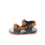 Сини анатомични детски сандали, текстилна материя - ежедневни обувки за лятото N 100010430