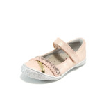 Розови анатомични детски обувки, здрава еко-кожа - всекидневни обувки за пролетта и лятото N 100010592