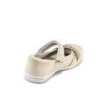 Бежови анатомични детски обувки, здрава еко-кожа - всекидневни обувки за пролетта и лятото N 100010593