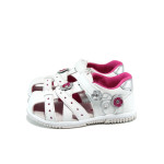 Бели анатомични детски сандали, здрава еко-кожа - всекидневни обувки за лятото N 100010975
