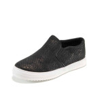 Черни детски обувки, здрава еко-кожа - всекидневни обувки за пролетта и лятото N 100011223