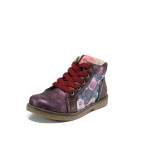 Розови детски ботушки, здрава еко-кожа - всекидневни обувки за есента и зимата N 100011668