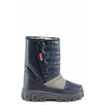 Сини детски ботушки, здрава еко-кожа - всекидневни обувки за есента и зимата N 100011809