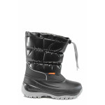 Черни детски ботушки, pvc материя - всекидневни обувки за есента и зимата N 100011807