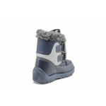 Сини детски боти, здрава еко-кожа - всекидневни обувки за есента и зимата N 100011805