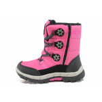 Розови детски ботушки, текстилна материя - всекидневни обувки за есента и зимата N 100011925