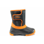 Оранжеви детски ботушки, pvc материя и текстилна материя - всекидневни обувки за есента и зимата N 100011920