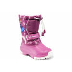 Розови детски ботушки, pvc материя и текстилна материя - всекидневни обувки за есента и зимата N 100011923