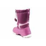 Розови детски ботушки, pvc материя и текстилна материя - всекидневни обувки за есента и зимата N 100011923