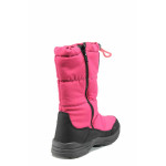 Розови детски ботушки, текстилна материя - всекидневни обувки за есента и зимата N 100011938