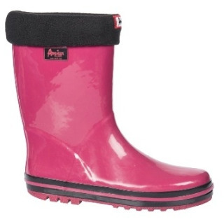 Розови дамски ботуши, pvc материя - всекидневни обувки за есента и зимата N 100011350