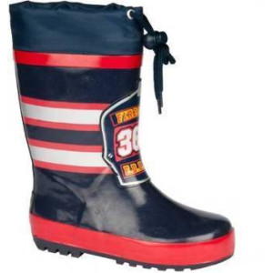 Сини гумени детски ботушки, pvc материя - всекидневни обувки за есента и зимата N 100011347