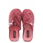 Винени анатомични дамски пантофки, текстилна материя - равни обувки за целогодишно ползване N 100011700