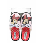 Розови анатомични дамски пантофки, текстилна материя - равни обувки за целогодишно ползване N 100011757