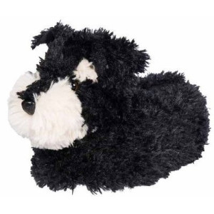 Черни дамски пантофки, текстилна материя - равни обувки за есента и зимата N 100011335