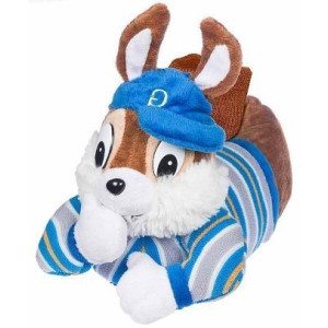 Кафяви детски чехли, текстилна материя - равни обувки за есента и зимата N 100011326