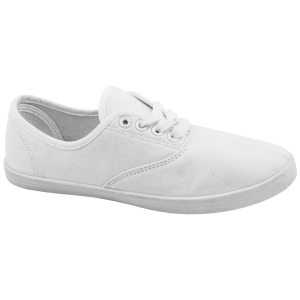 Бели дамски маратонки, текстилна материя - спортни кецове за пролетта и лятото N 100010290