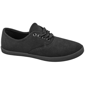 Черни дамски маратонки, текстилна материя - спортни кецове за пролетта и лятото N 100010291