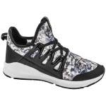Черни дамски маратонки с мемори пяна, текстилна материя - спортни обувки за целогодишно ползване N 100010327