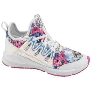 Бели дамски маратонки с мемори пяна, текстилна материя - спортни обувки за целогодишно ползване N 100010328