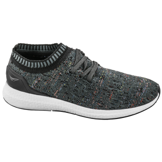 Черни мъжки маратонки, текстилна материя - спортни обувки за пролетта и лятото N 100010256