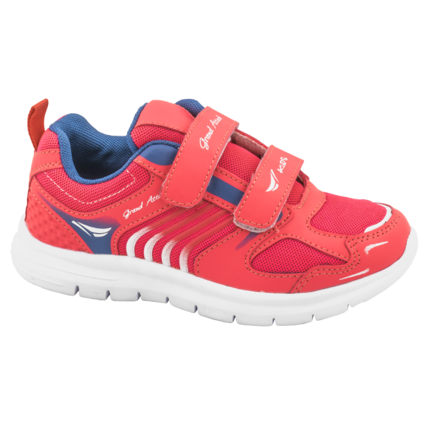 Розови детски маратонки, еко-кожа и текстилна материя - спортни обувки за пролетта и лятото N 100010348
