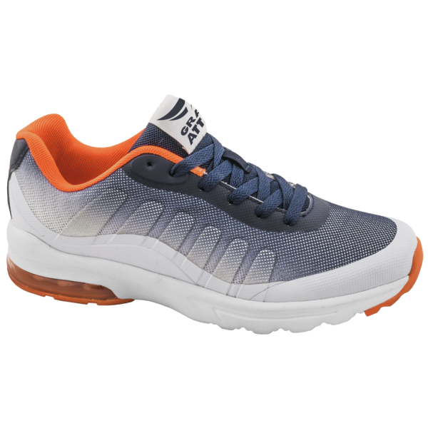 Сини мъжки маратонки, текстилна материя - спортни обувки за пролетта и лятото N 100010246
